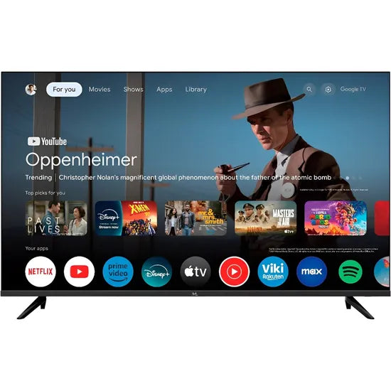 TV SMART 50"" MTEK MKQ50FSGU QLED 4K/8B/GOOGLE TV/DA/DIG/VOICE REMOTE/BT/CAST Product