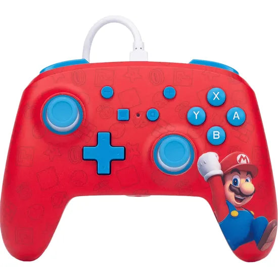 VJ NINTENDO SWITCH CONTROL POWERA WOO HOO MARIO PWA-A-02581 CABLE Product