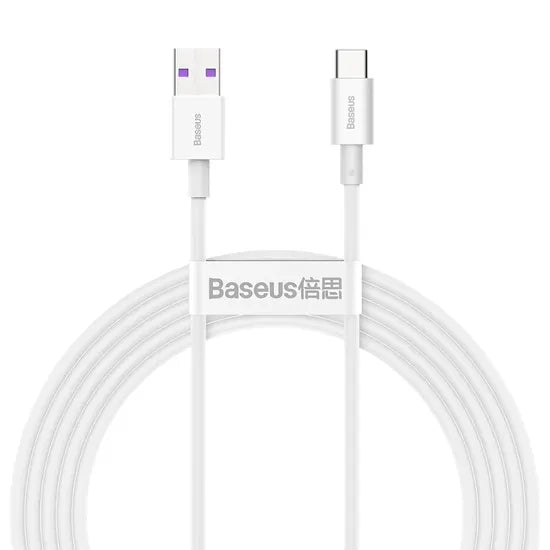 CABLE USB-A / USB-C BASEUS CATYS-A02 SUPERIOR 66W 2M WHITE