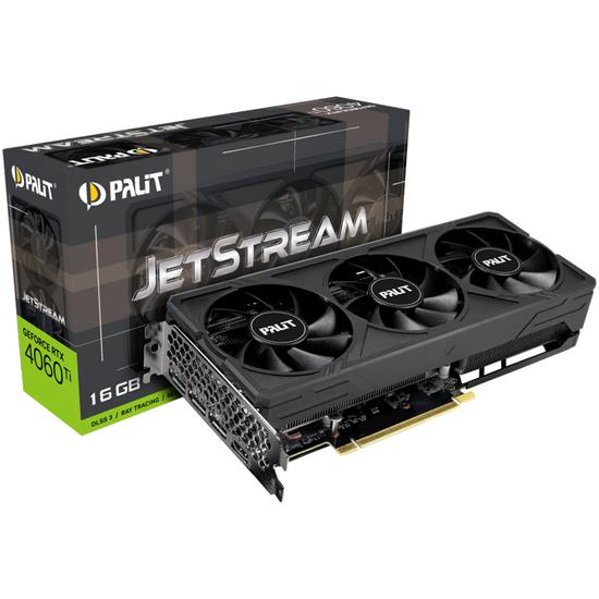 Tarjeta de vídeo Palit GeForce RTX4060TI JetStream 16GB GDDR6 PCI-Express