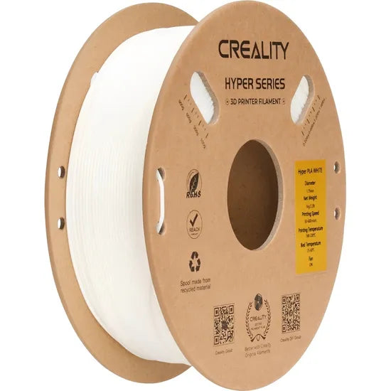 FILAMENTO P/IMPRESORA 3D CREALITY HYPER PLA WHITE/1KG/1.75MM (3301010335) Product
