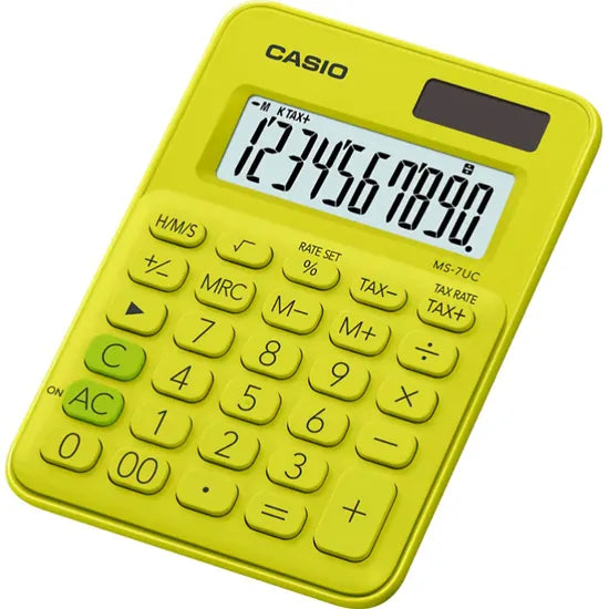 CALCULADORA COMPACTA CASIO MS-7UC-YG - YELLOW Product