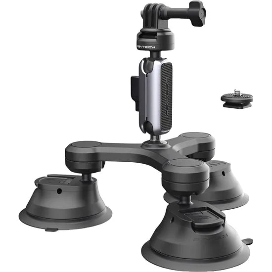SOPORTE PARA CAMARA DE ACCION PGYTECH CON 3 BRAZOS DE SUCCION P-GM-224 Product
