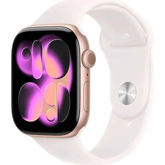 APPLE WATCH S11 46MM GPS MEV64LW/A ROSE GOLD ALUM LIGHT BLUSH SPORT BAND S/M