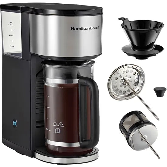 CAFETERA HAMILTON BEACH BARISTA 46251 7-IN-1 BLACK 220V 50/60HZ