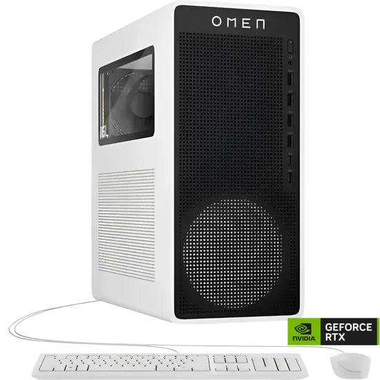 PC DESKTOP HP TG03-0177C R7-8700F 5.0GHZ/32GBD5/1TBSSD/RTX5060 8GB/W11/WHITE Product