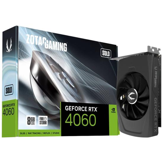 Tarjeta de vídeo Zotac GeForce RTX4060 Solo 8GB GDDR6 PCI-Express