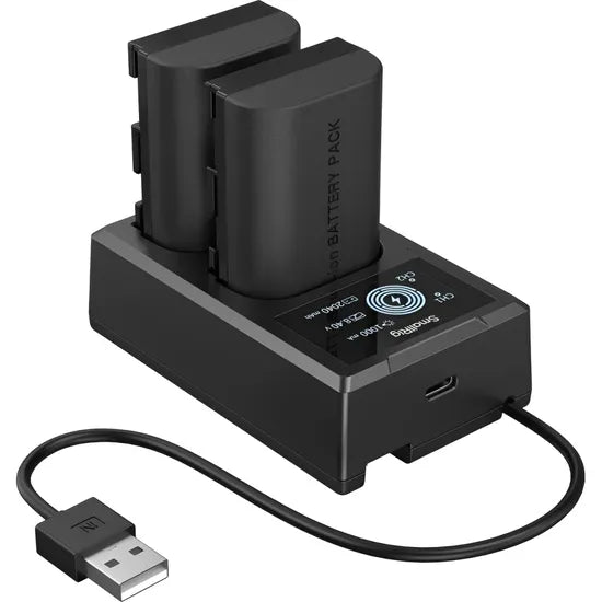 SMALLRIG KIT BATERIA CANON LP-E6P Y CARGADOR P/ CANON 5409 (2 BAT/CARG. DOBLE) - 2520MAH Product