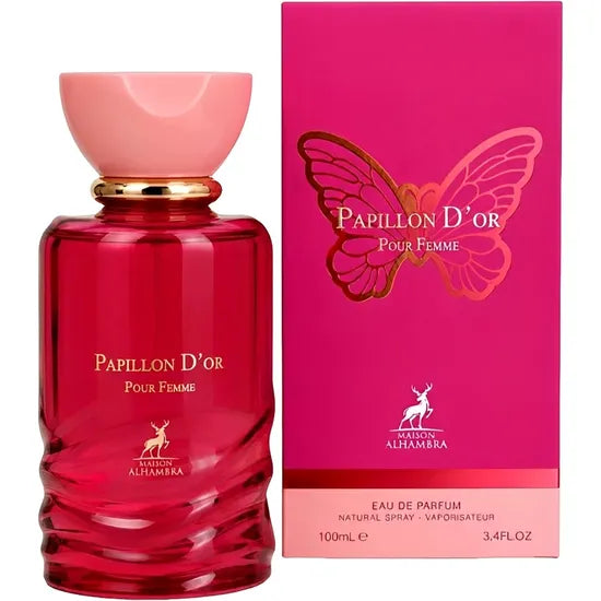 PERFUME  MAISON PAPILLON DOR POUR FEMME 100ML-FEMENINO
