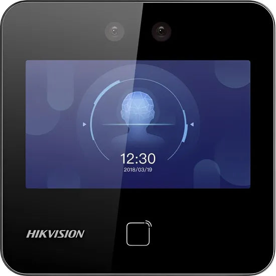 TERMINAL DE ACCESO FACIAL HIKVISION DS-K1T343MX 4.3""/2MP/1500FACES/3000CARDS/BLACK