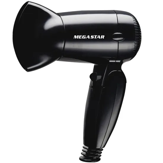 SECADOR MINI MEGA STAR SC302 P/VIAJE1000W/2VEL/2TEMP/BIVOLT BLACK Product