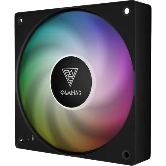 COOLER GAMDIAS NOTUS M1-1201 ARGB PWM 120MM BLACK (1FAN)