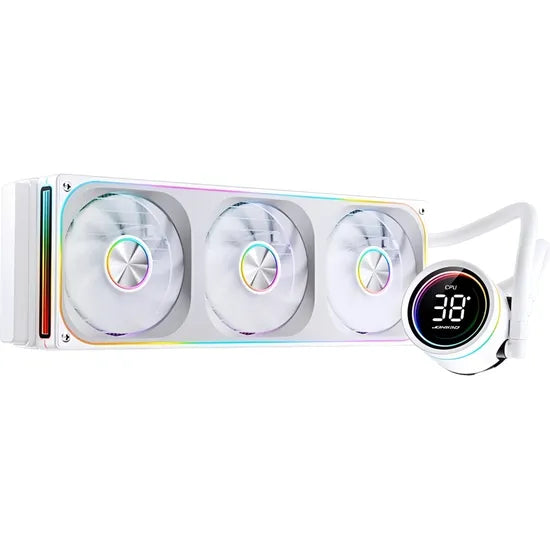 COOLER LIQUID JONSBO TH-360 PANTALLA DIGITAL ARGB 393MM PWM/3FAN/WHITE