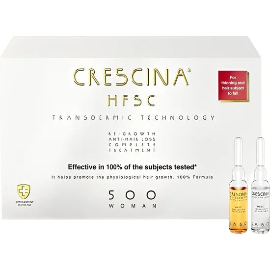 CRESCINA AMPOLLA ANTICAIDA P/CABELLO HSFC-500 WOMAN CAJA10+10 AMPOLLA 3.5ML Product