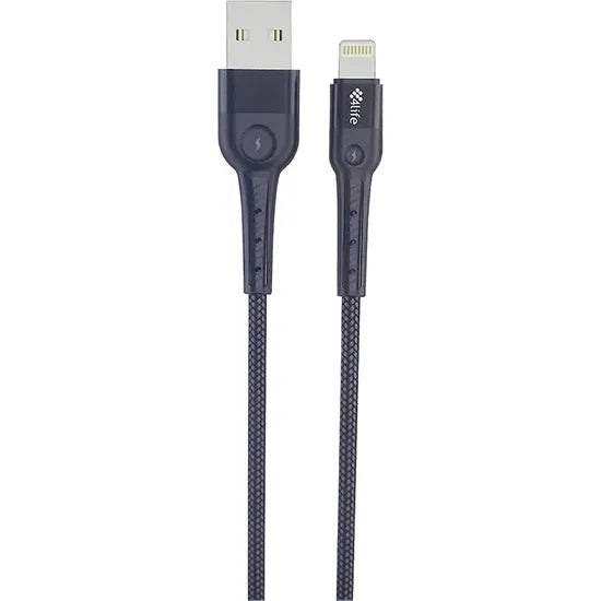 CABLE 4LIFE USB-A A LIGHTNING FLT2AL1B1M BLACK Product