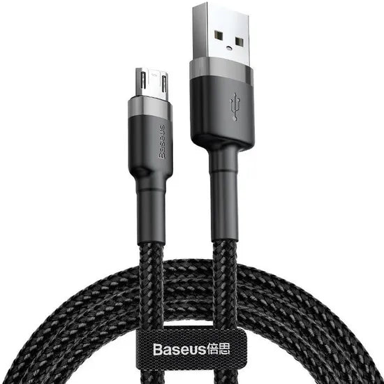 CABLE USB-A / MICRO USB BASEUS CAMKLF-AG1 CAFULE 2.4A 0.5M BLACK 1 AÑO GTA Product