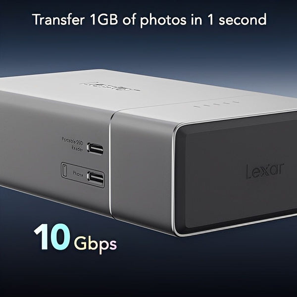 WORKFLOW GO LEXAR WF600 DOCK STATION PORTATIL LPWF600N-1ANGL