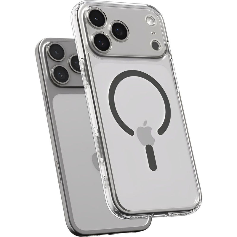 CASE SPIGEN IPHONE 17 PRO CRYSTAL HYBRID MAG FIT CLEAR GRAPHITE ACS09632 143028