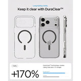 CASE SPIGEN IPHONE 17 PRO CRYSTAL HYBRID MAG FIT CLEAR GRAPHITE ACS09632 143028