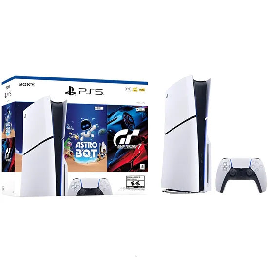 CONSOLA PS5 DISCO SLIM 1TB CFI-2115A GRAN TURISMO 7 + ASTROBOT 1GTA-PY WHITE