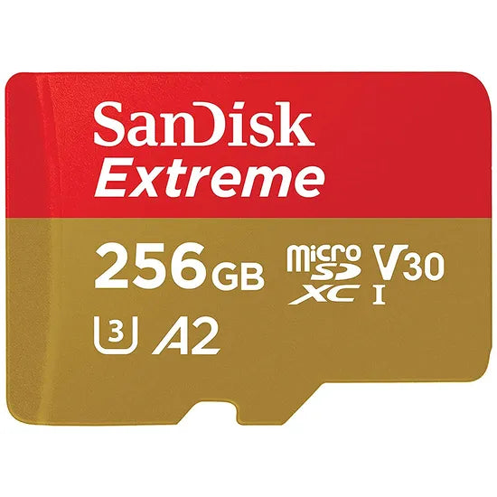 MICRO SD 256GB SANDISK EXTREME 190-130MB/S U3 4K (SDSQXAV-256G-GN6MA) Product
