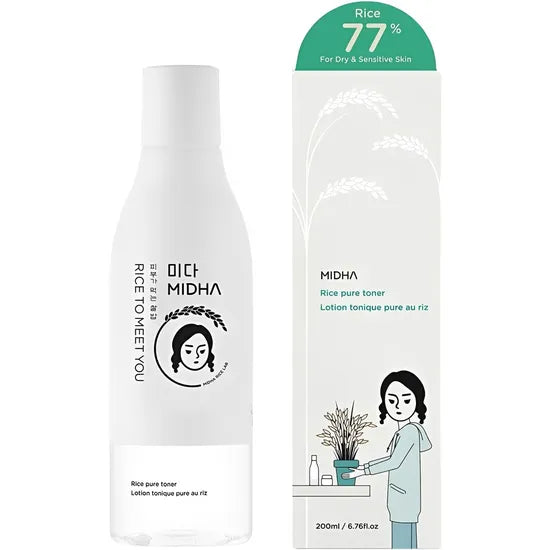 TONICO FACIAL MIDHA RICE PURE 200ML Product