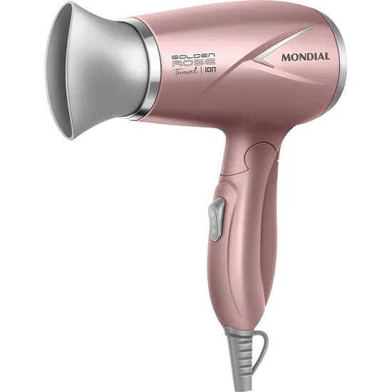 SECADOR MONDIAL GOLDEN ROSE TRAVEL SC-47-GR 1200W/BIVOLT Product