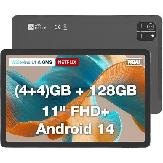 TABLET AGM PAD T1 LTE DS 11"" FHD+ 4GB/128GB GRAY Product