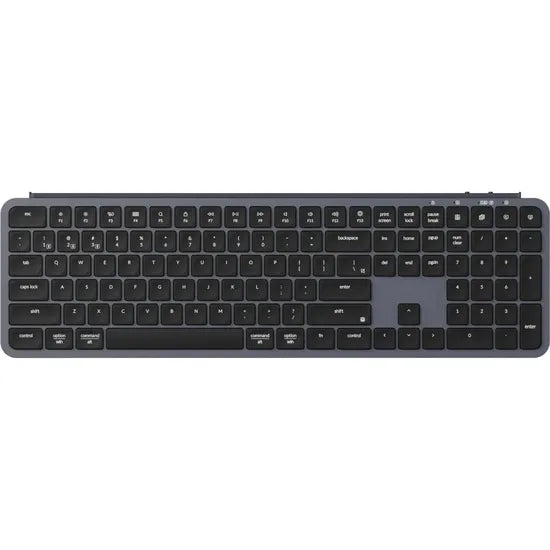 TECLADO WIRELESS KEYCHRON B6 PRO 100%/ULTRA-THIN/TRI MODE/ING/SPACE GRAY