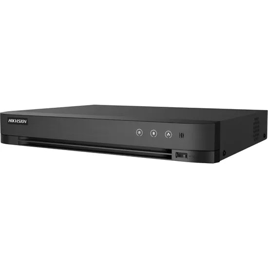 CAMARA DE SEGURIDAD HIKVISION DVR IDS-7208HQHI-M1/XT ACUSENSE AUDIO BIDIRECCIONAL P/8CH 4MP H.265PRO+ BLK Product