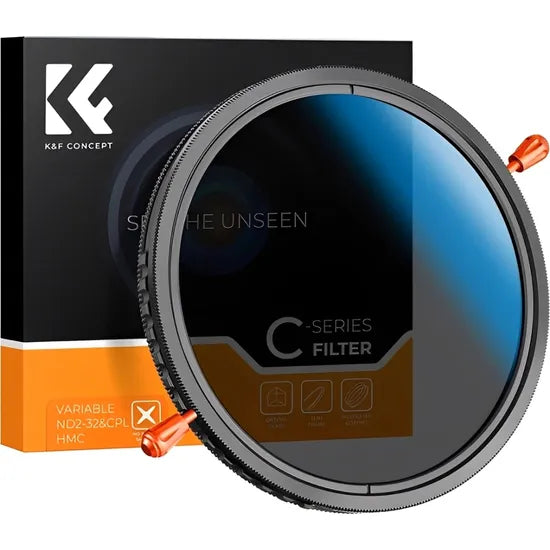 FILTRO DE LENTE K&F 77MM POLARIZADOR CPL + ND VARIABLE ND2-32 (C SERIES) (KF01.2602) Product