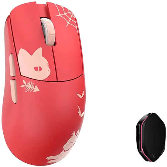 MOUSE WIRELESS WLMOUSE YING 8K 47G/PAW3950HS/OMRON OPTICALS/8K/RED