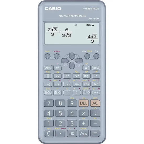 CALCULADORA CIENTIFICA CASIO FX-82ESP-BU CELESTE