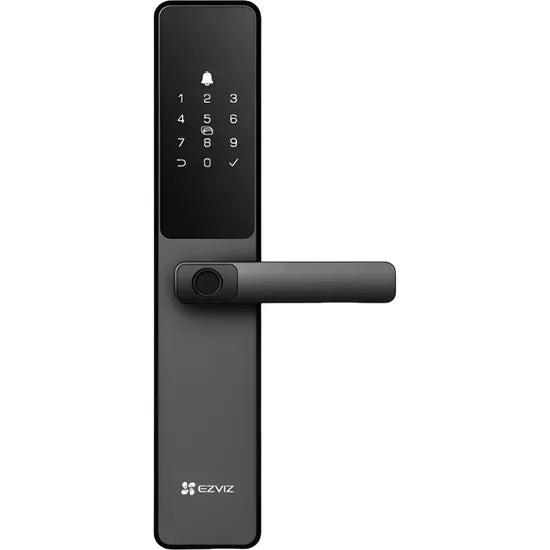 CERRADURA SMART EZVIZ CS-DL05-R200-WBCP-GR(M) WIFI/BT/CONTRASEÑA/APP/CARD/HUELLA/IP65