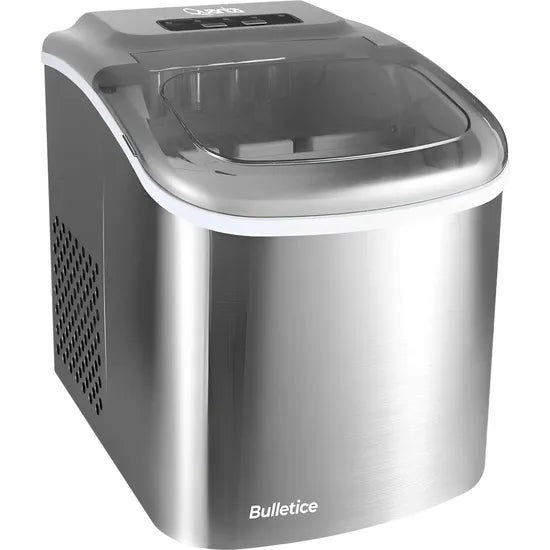 FABRICADORA DE HIELO QUANTA QTFHB12 1.2L/12KG/DIGITAL/INOX/TRANSPARET 220V 50HZ Product
