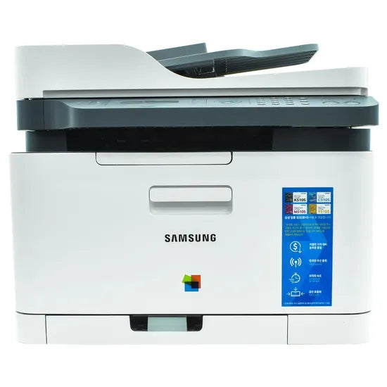 IMPRESORA LASER COLOR ICS SAMSUNG SL-C563FW 220V WIFI/RED/ADF/FAX/A4/18PPM/510S WHITE/BLACK