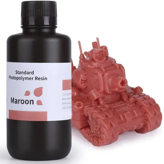 RESINA P/IMPRESORA 3D ELEGOO STANDARD MAROON 1.0/500G Product