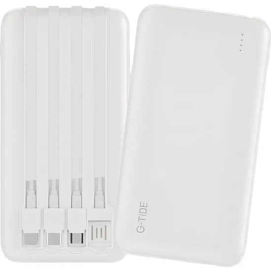 CARGADOR PORTÁTIL G-TIDE POWERBANK P1 10.000MAH WHITE Product