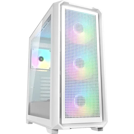 GABINETE COUGAR MX600 AIR RGB 4FAN WHITE