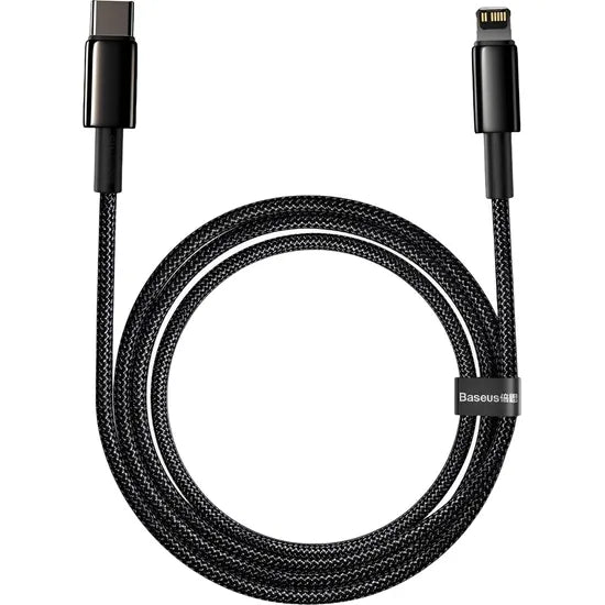 CABLE BASEUS CATLWJ-A01 USB-C / LIGHTNING 20W 2M BLACK Product