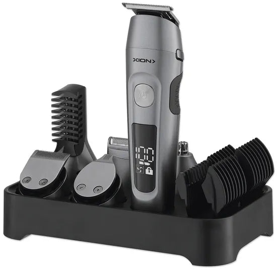 AFEITADORA XION XI-HAIR6X1A 6 EN 1 RECARGABLE SILVER BIVOLT