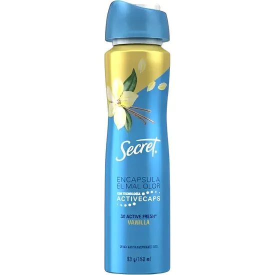 DEO SECRET SPRAY VANILLA 150ML