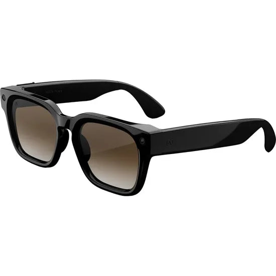 LENTE DE SOL META FURY CLASSIC BLACK BROWN GRADIENT LENSES
