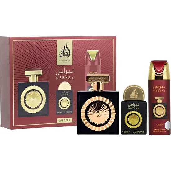 KIT PERF LATTAFA PRIDE NEBRAS EDP 100ML + MINI + DEO - UNISEX Product