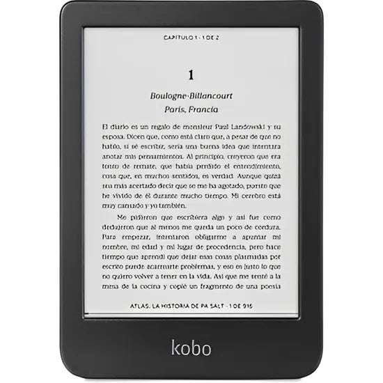 TABLET E-READER KOBO CLARA BW 6"" 16GB/WATERPROOF/BLACK (KINDLE)