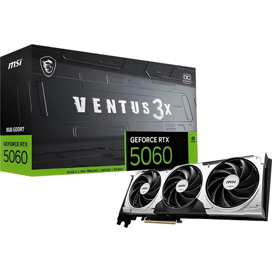 VGA MSI RTX5060 VENTUS 3X OC 8GB/GDDR7/2550MHZ/3FAN Product