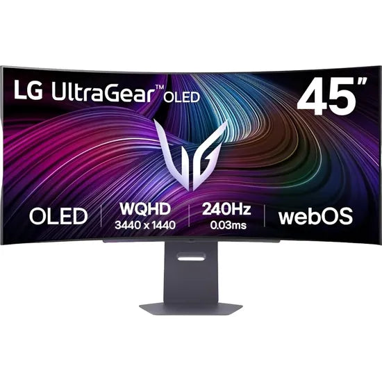 MONITOR CURVO SMART 45"" LG ULTRAGEAR 45GX90SA-B WQHD OLED 800R/240HZ/0.03MS/WEBOS 1GTA PY