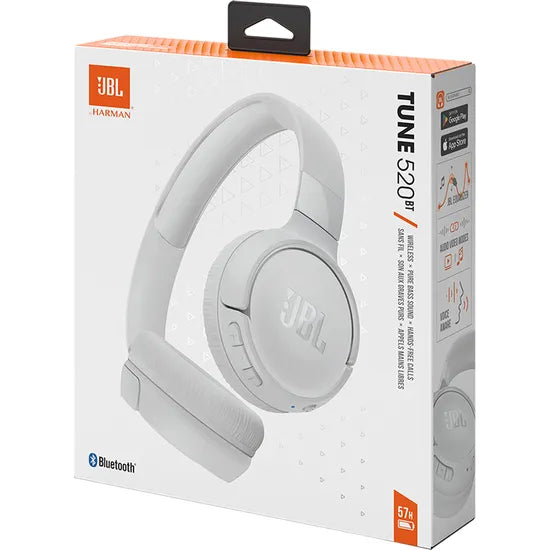 AURICULAR JBL T520BT WHITE
