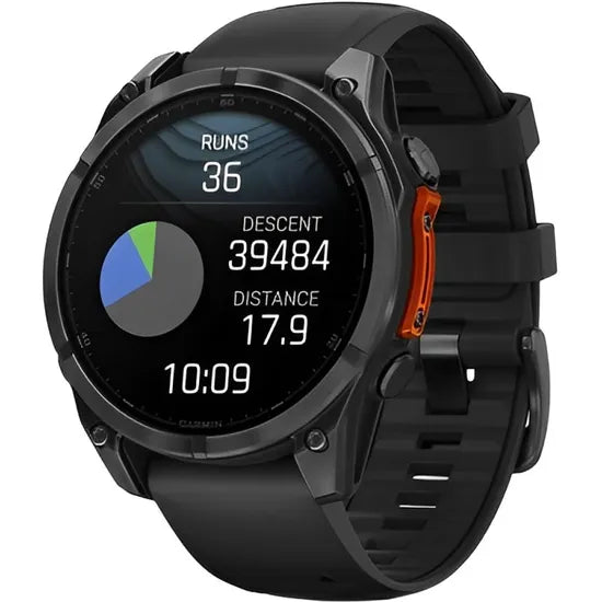 RELOJ GARMIN FENIX 8 AMOLED 47MM SLATE GRAY - BLACK BAND 010-02904-00