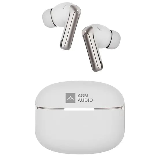 AURICULAR AGM BUDS 8 BT/TOUCH/ANC/MIC/IPX4 BEIGE